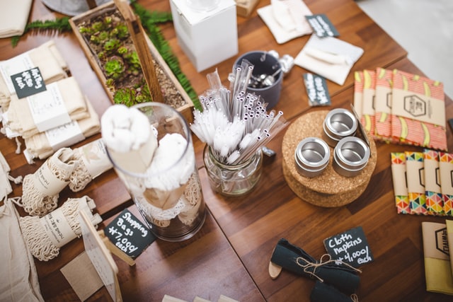 Housewares at the shop, photo by Anna Oliinyk on Unsplash.