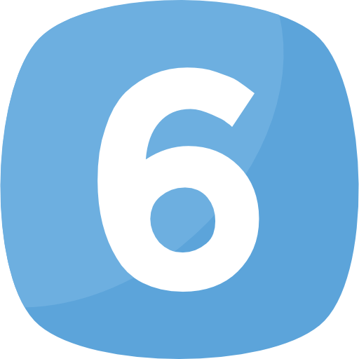 number 6, sourced from Flaticon